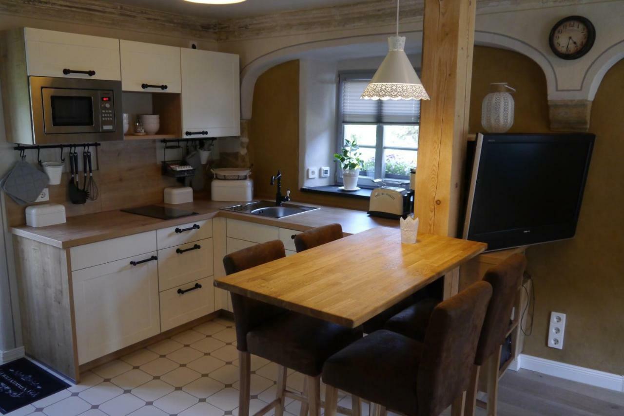 Ferienwohnung "Alte Bauernstube" Meißen Exterior foto